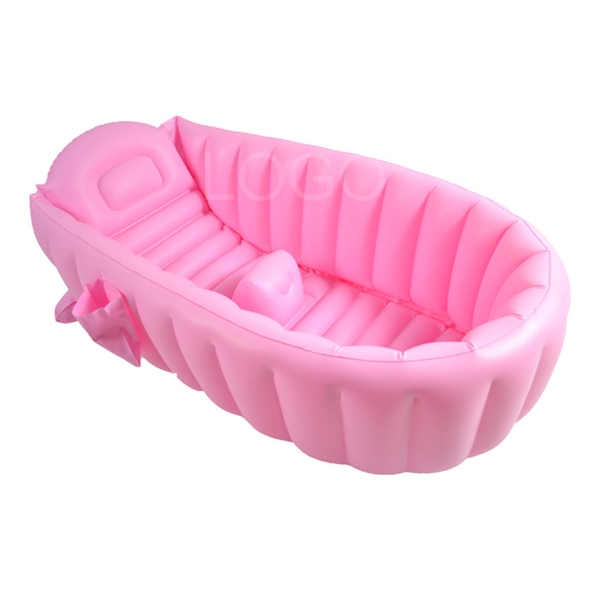 Summer Portable Baby Kid Toddler Bath Tub Inflatable Bathtub Thick Bath