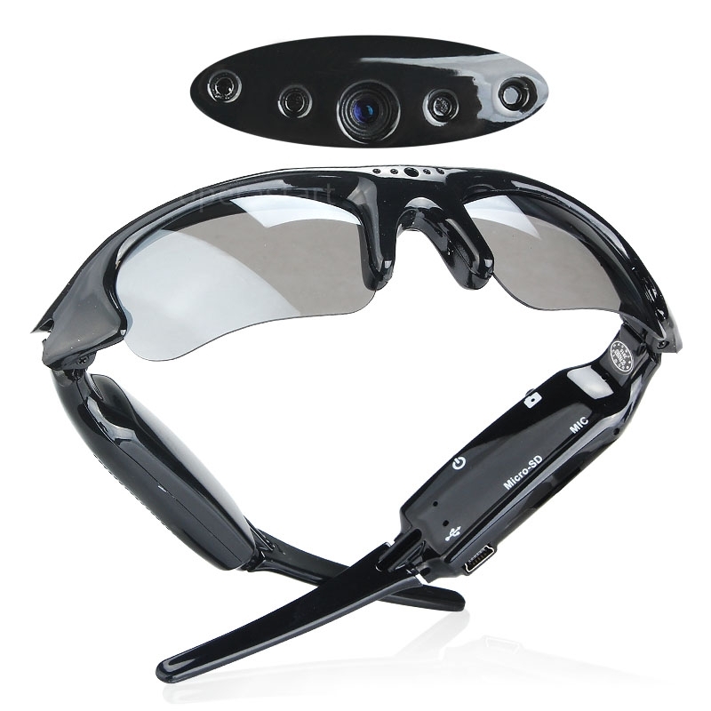 HD1280*720 Resolution Mobile Eyewear Recorder Sunglasses Video Camera