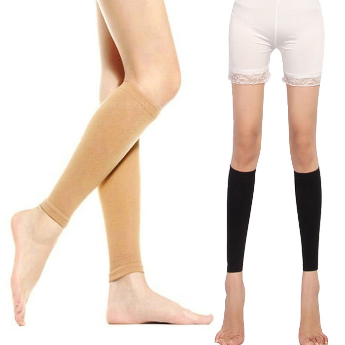 Women 680D Slimming Calves Thin Leg Shaper Compression Burn Fat Socks ...