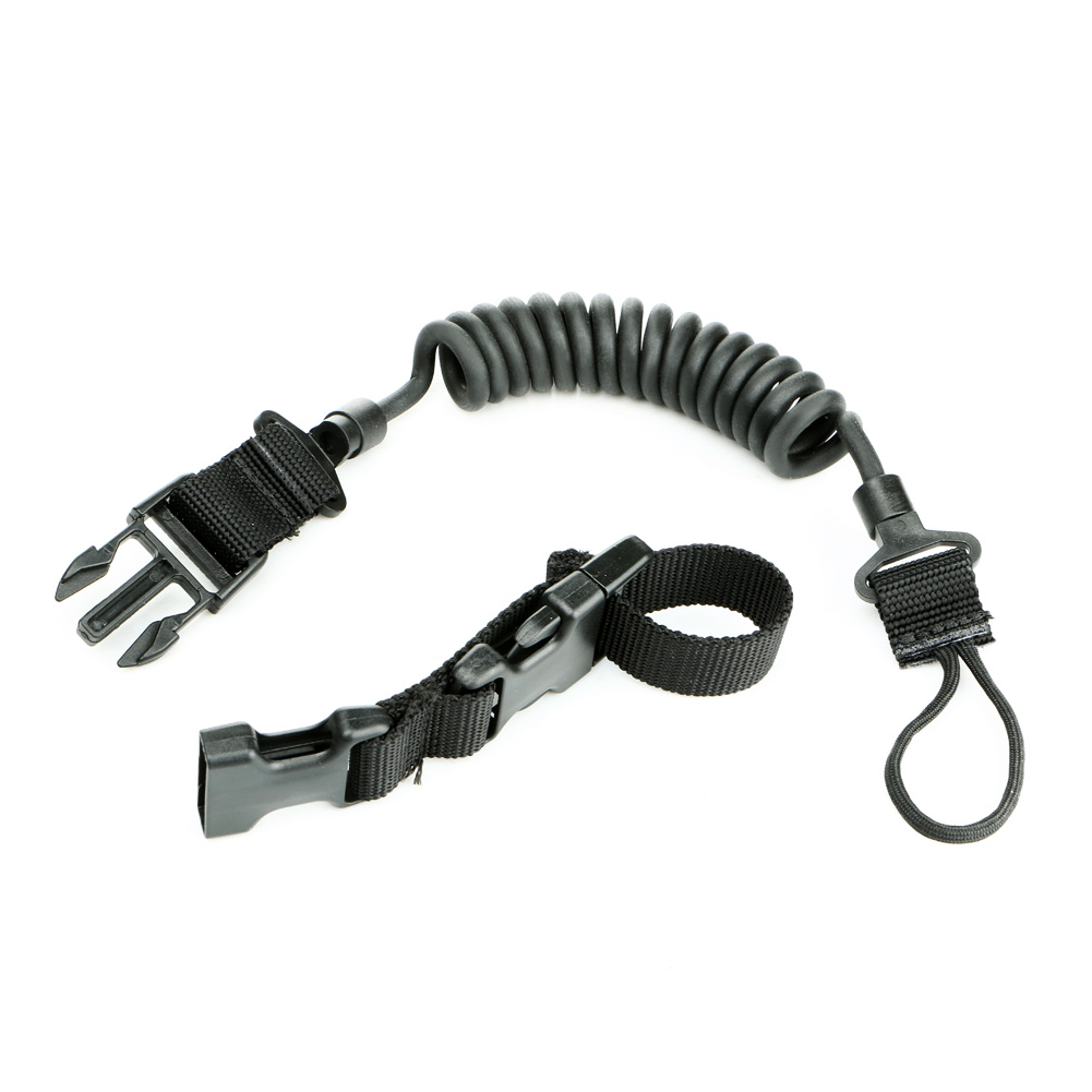 Well Tactical Military Gun Pistol Sling Lanyard Elastic Secure Spring ...