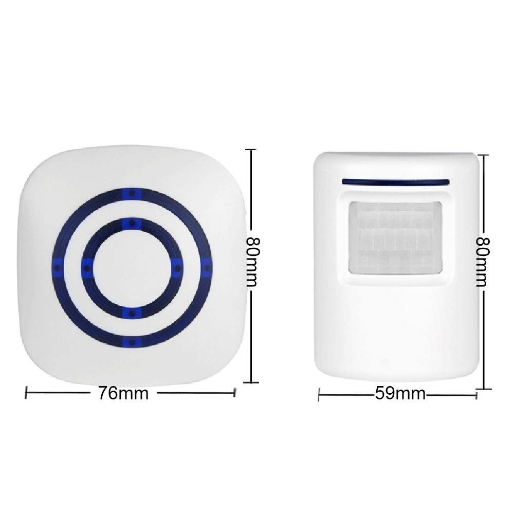 Details About Motion Sensor Door Chime For Business Outdoor Doorbell Kit Wireless Alert Sale